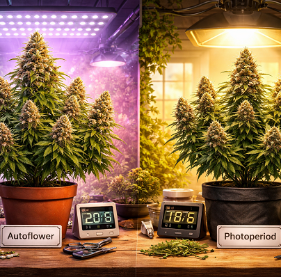 Autoflower vs Photoperiod — A Guide to Choosing Your Cannabis Strain in 2025